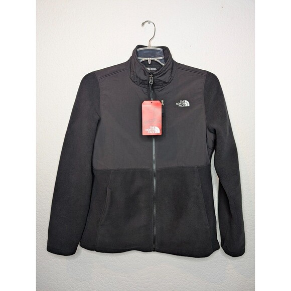 North Face Womens Highest Peak Fleece Jacket Blk Sz M NWT Full Zip Outdoors - Picture 1 of 9